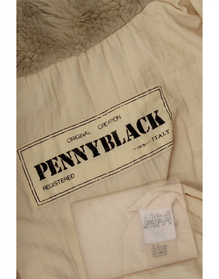 Penny Black Jachetă supradimensionată pentru femei UK 10, Bej, Poliamidă
