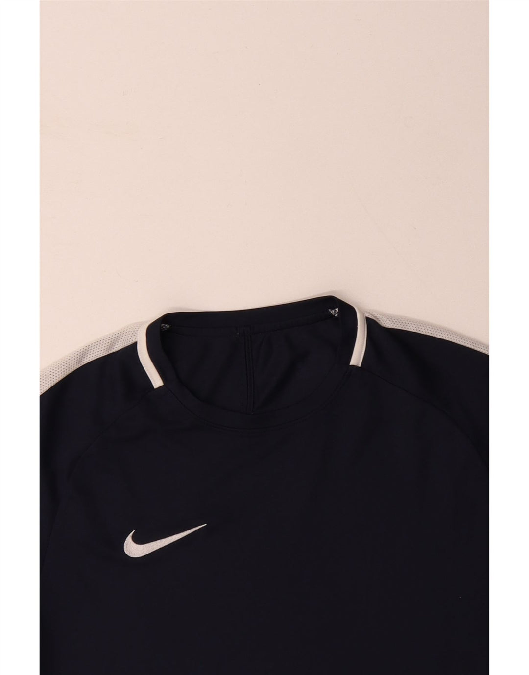 Tricou pentru bărbați NIKE Dri Fit Top mare, albastru bleumarin, poliester color bloc
