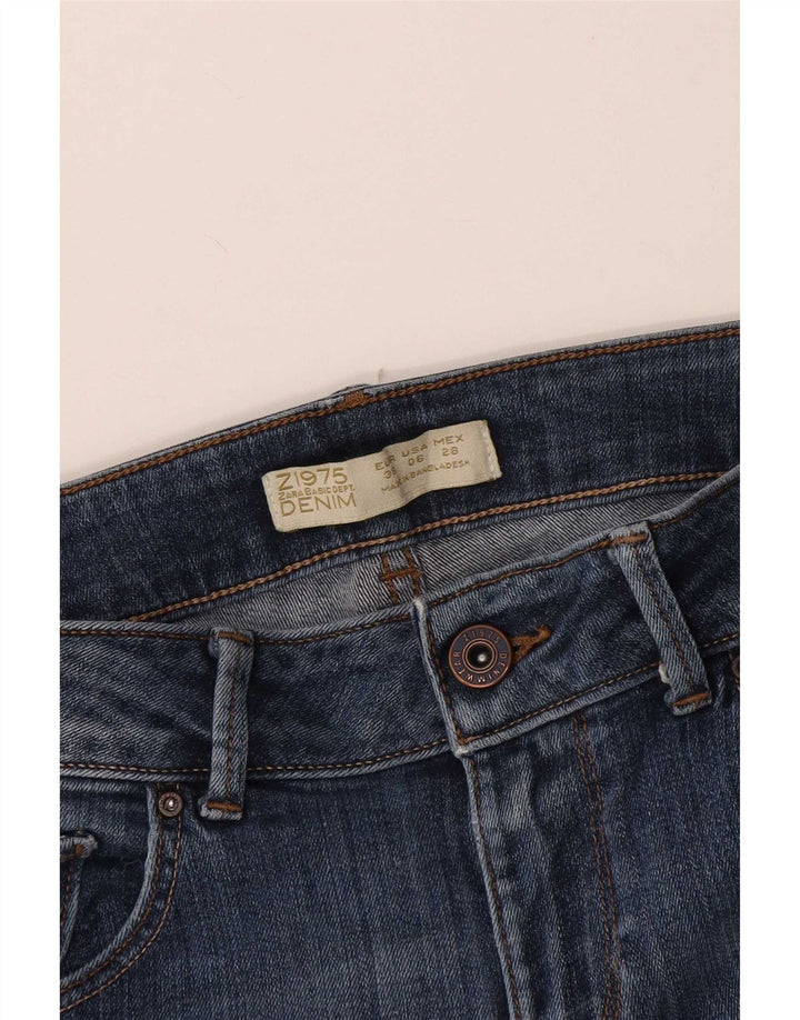 Blugi slim dama Zara EU 38 Mici W28 L27 Albastru