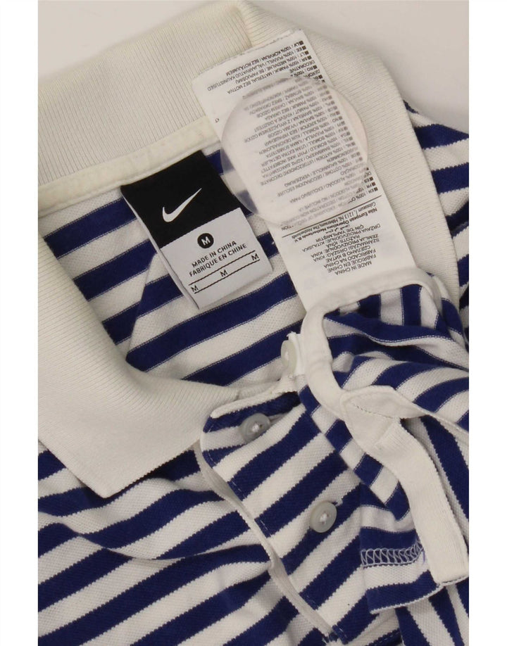 Tricou polo Nike pentru bărbați Inter Milan, bumbac cu dungi, albastru bleumarin mediu
