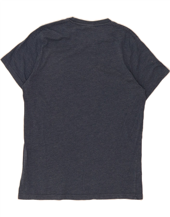PIERRE CARDIN Mens Graphic T-Shirt Top Medium Navy Blue Cotton Vintage Pierre Cardin and Second-Hand Pierre Cardin from Messina Hembry 