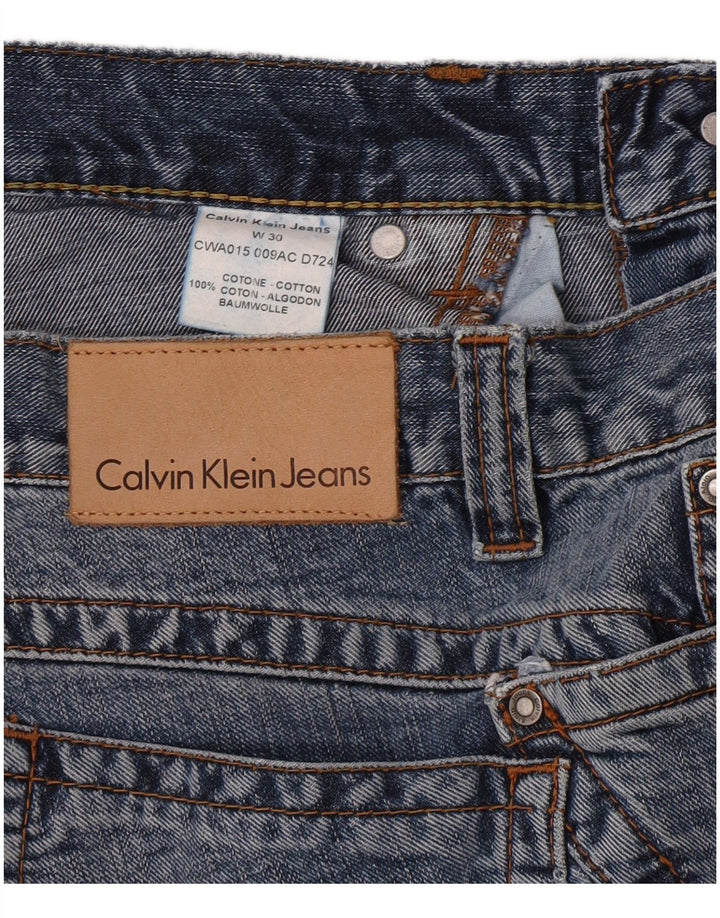 Blugi evazați pentru femei Calvin Klein L30 L34 Bumbac albastru