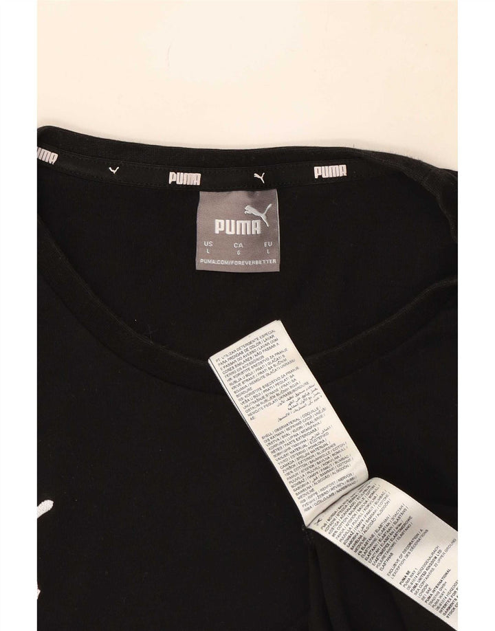 Tricou pentru bărbați Puma Top mare din bumbac negru