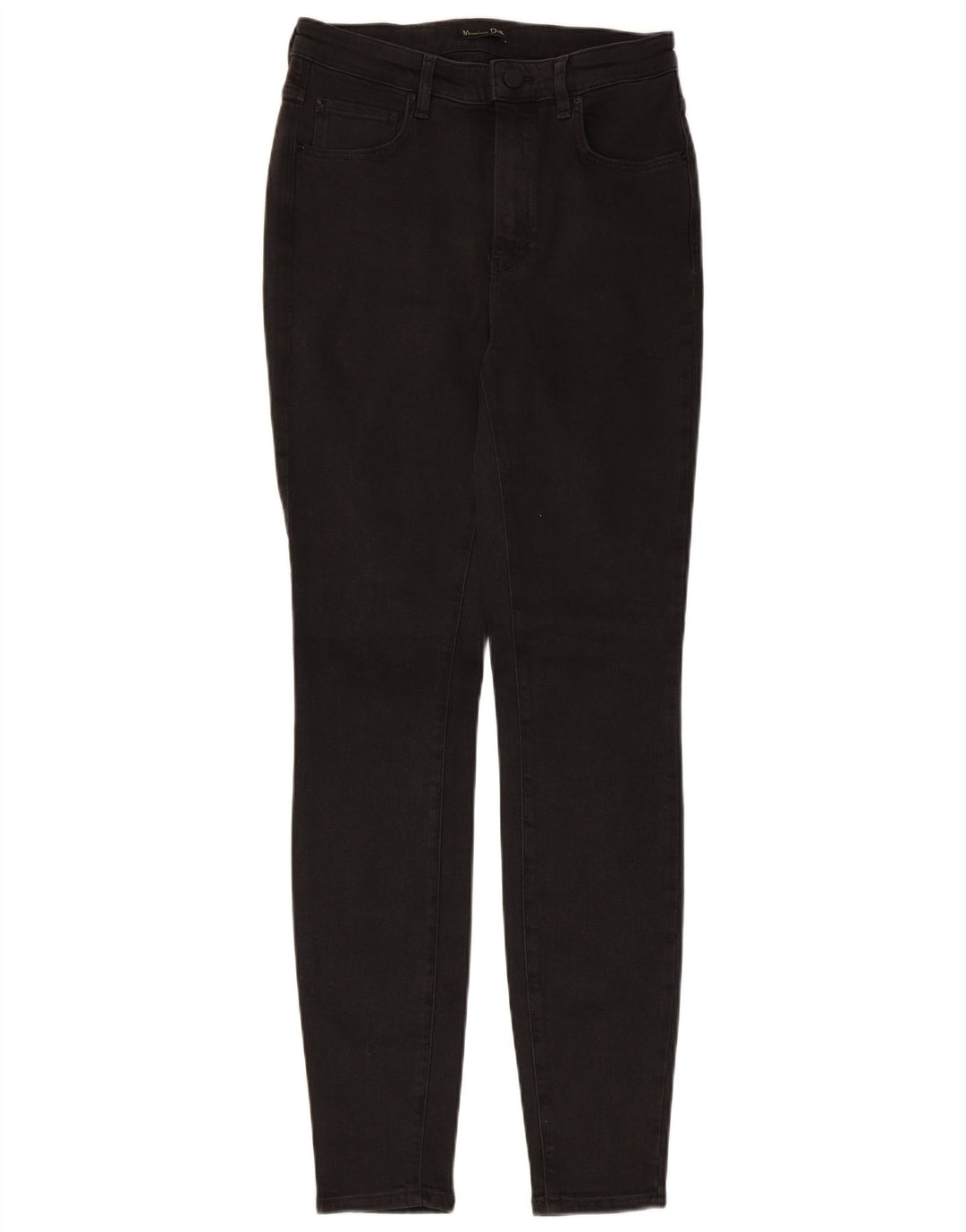 Massimo Dutti Blugi skinny pentru femei EU 38 Mici W28 L30 Poliester negru