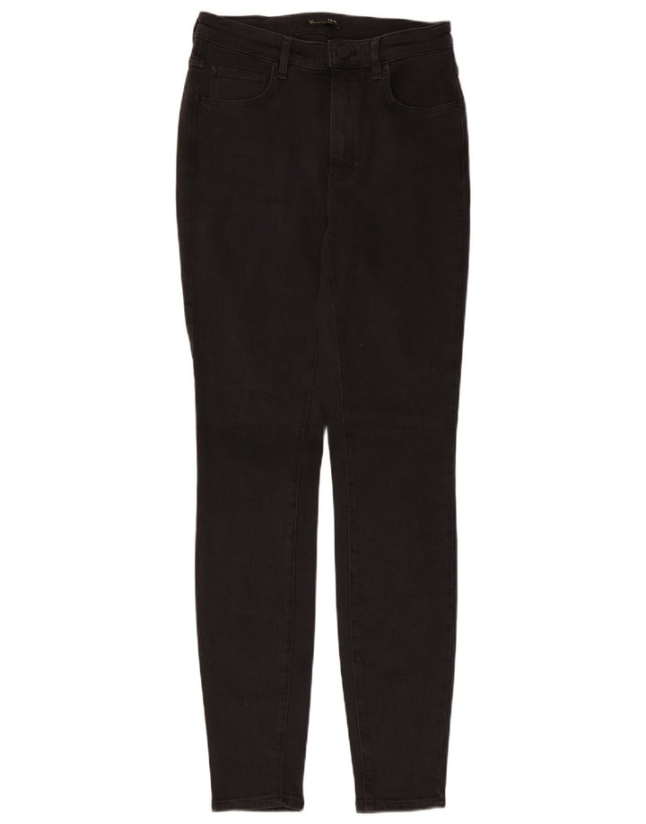 Massimo Dutti Blugi skinny pentru femei EU 38 Mici W28 L30 Poliester negru