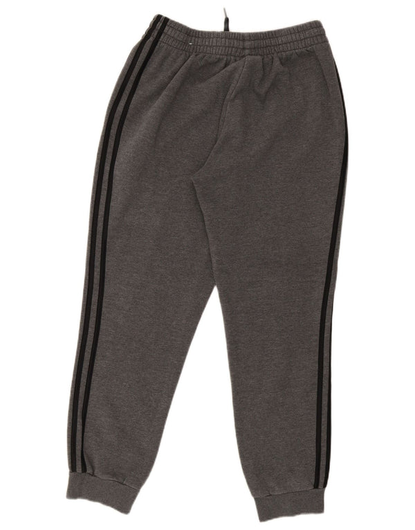 Pantaloni de trening Adidas pentru bărbați Joggeri din bumbac gri mediu