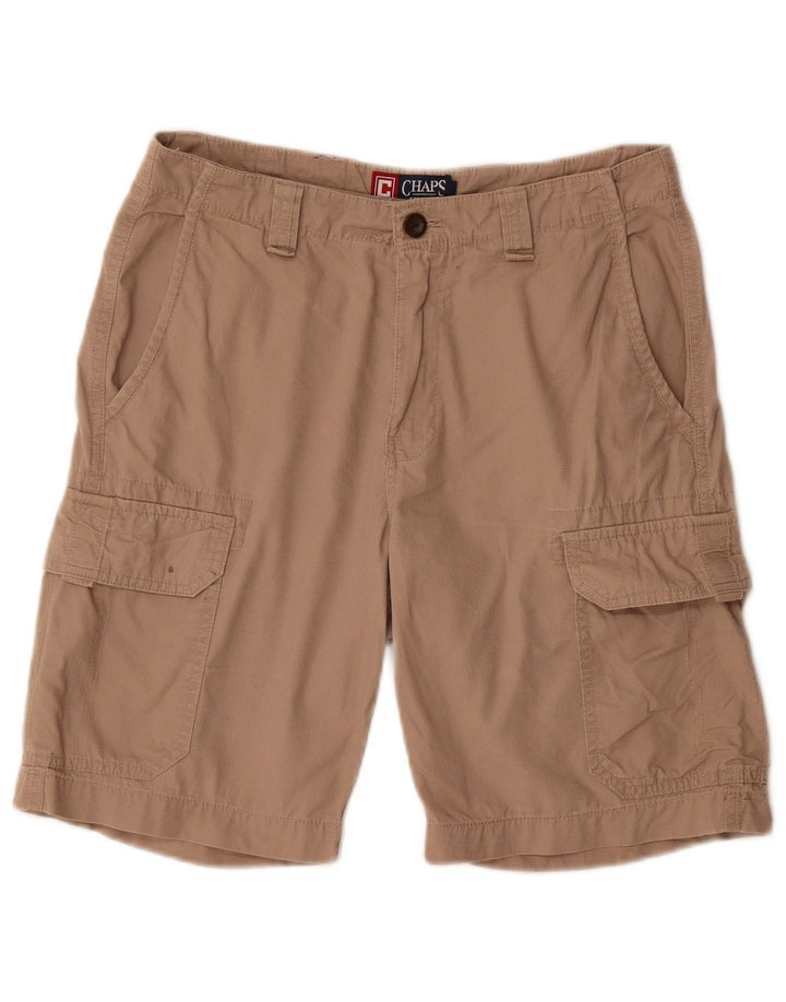 Pantaloni scurți cargo pentru bărbați Chaps W30, bumbac mediu bej