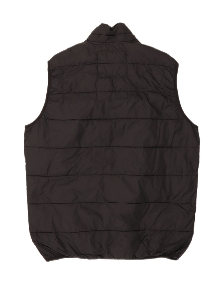 Gilet căptușit pentru bărbați JACK & JONES UK 42 XL Negru