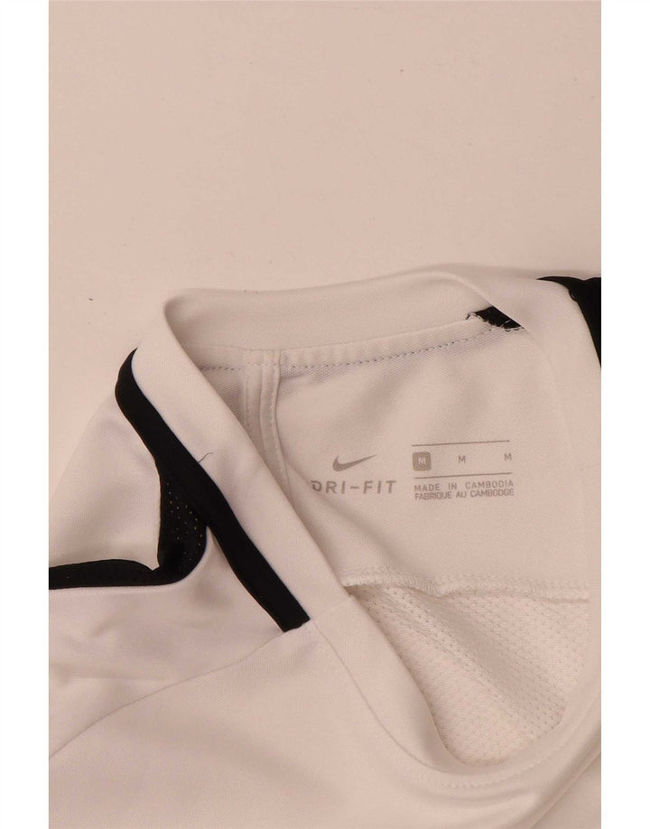 Tricou pentru bărbați Nike Dri Fit Top Medium White Colorblock
