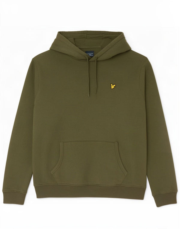 Pulover Lyle & Scott pentru bărbați, bumbac kaki XL