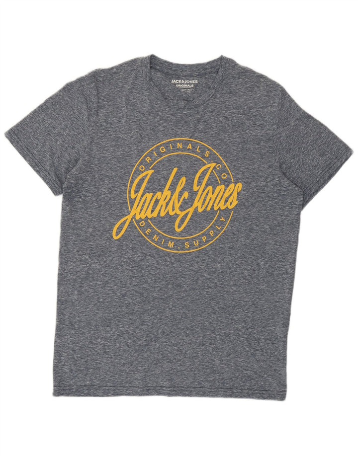 Tricou cu grafic Jack & Jones pentru bărbați Top Medium Blue Pete