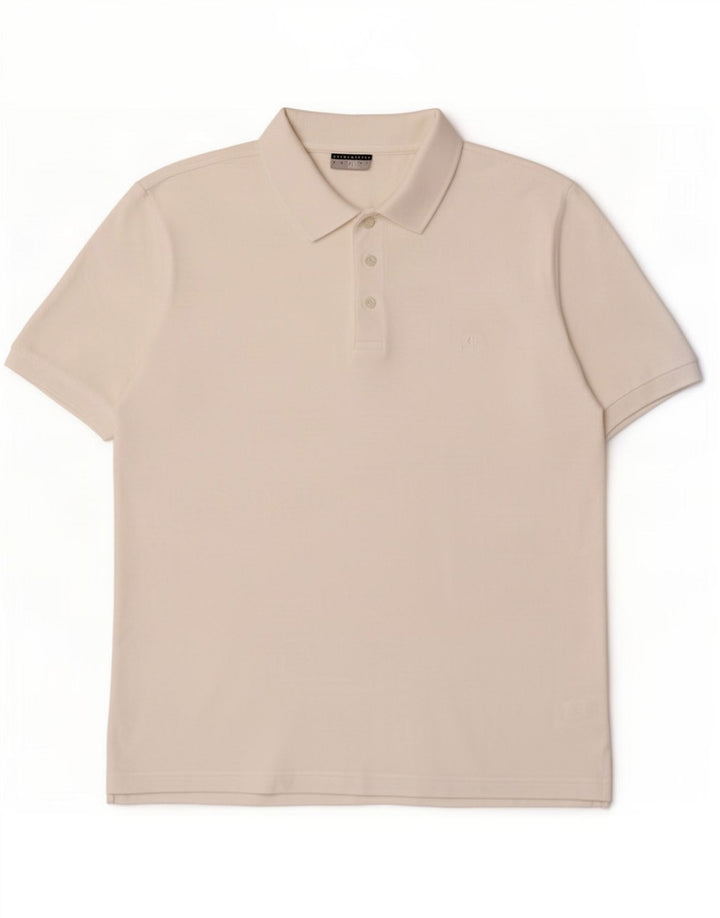 Belfe & Tricou Polo pentru bărbați, alb mediu
