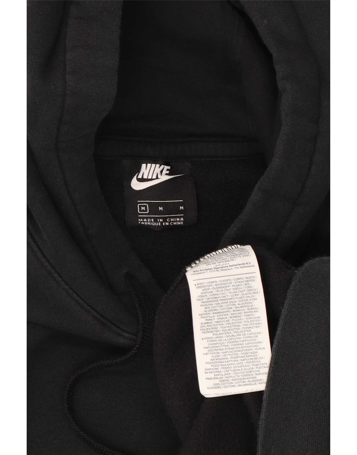 Pulover Nike pentru bărbați, bumbac mediu negru