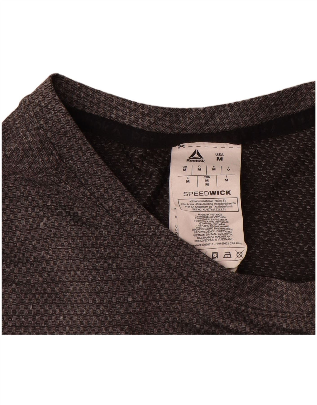 Tricou Reebok Speedwick pentru bărbați Top Medium Gri Poliester