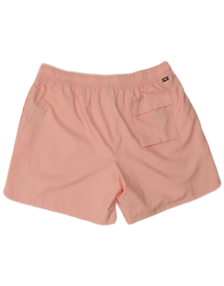 Pantaloni scurți de înot Nike pentru femei UK 18 XL roz poliester