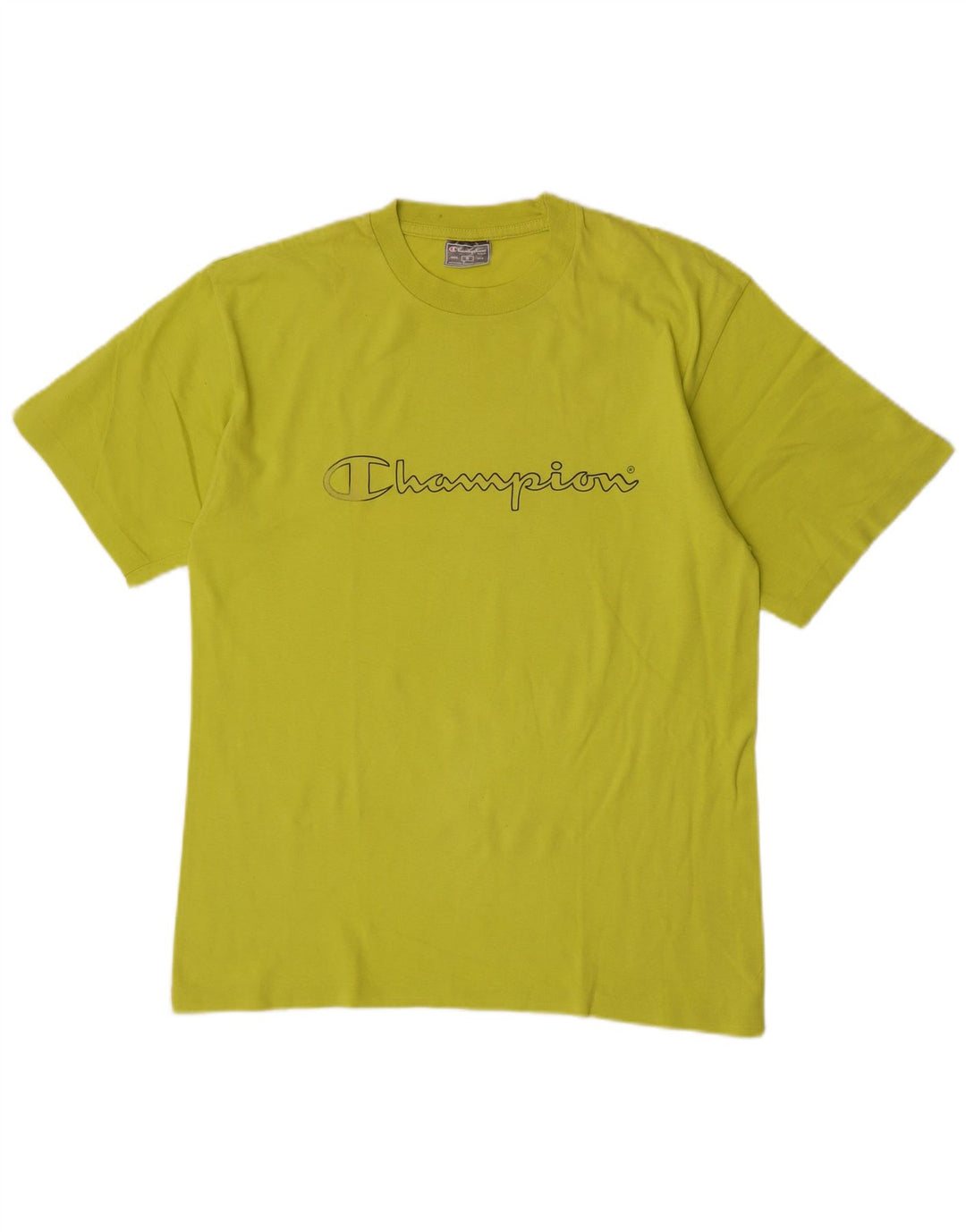 Tricou grafic pentru bărbați Champion Top din bumbac verde mediu
