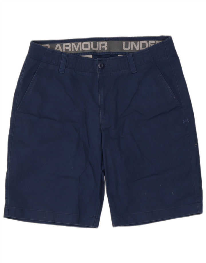 Pantaloni scurți chino pentru bărbați UNDER ARMOUR W34, mari, albastru, bumbac