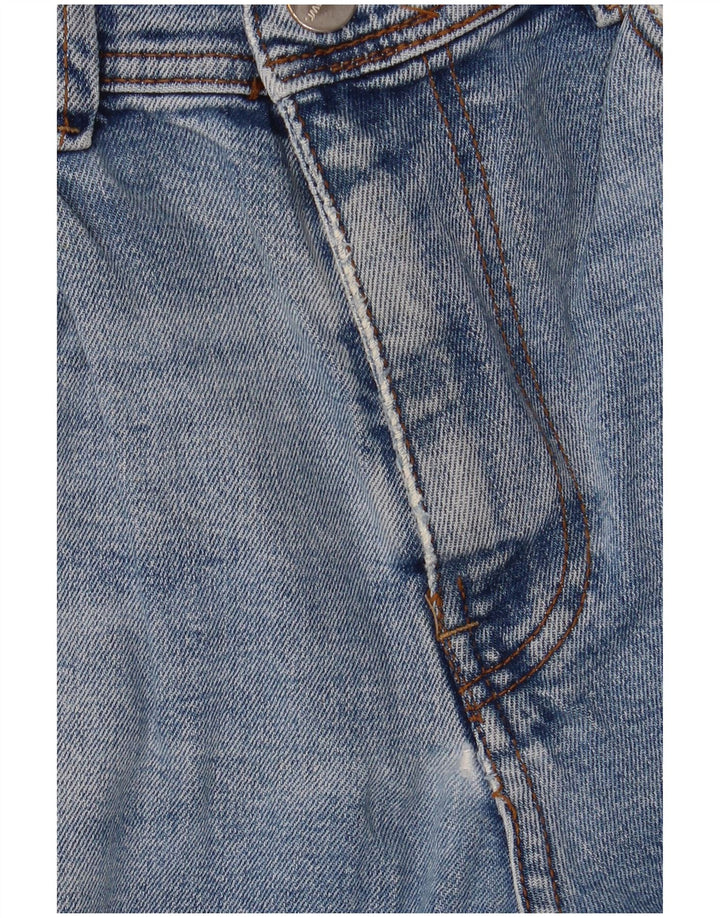 Blugi slim pentru bărbați Zara EU 44 Large W34 L30 Albastru