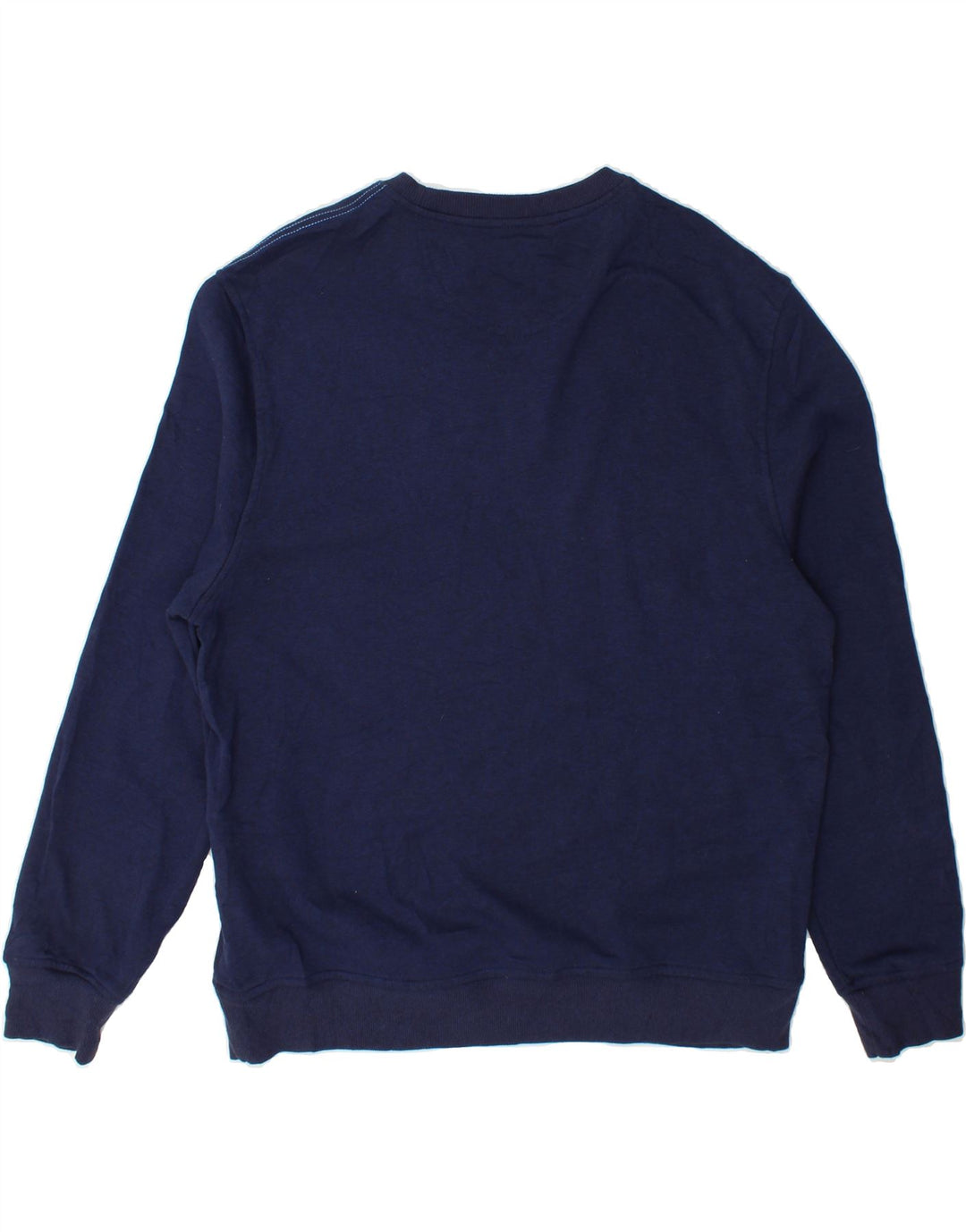 IZOD Mens Sweatshirt Jumper Medium Navy Blue Cotton Vintage Izod and Second-Hand Izod from Messina Hembry 