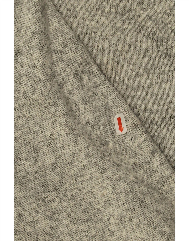 Pulover de hanorac Quiksilver pentru bărbați, mare, gri poliester cu pături