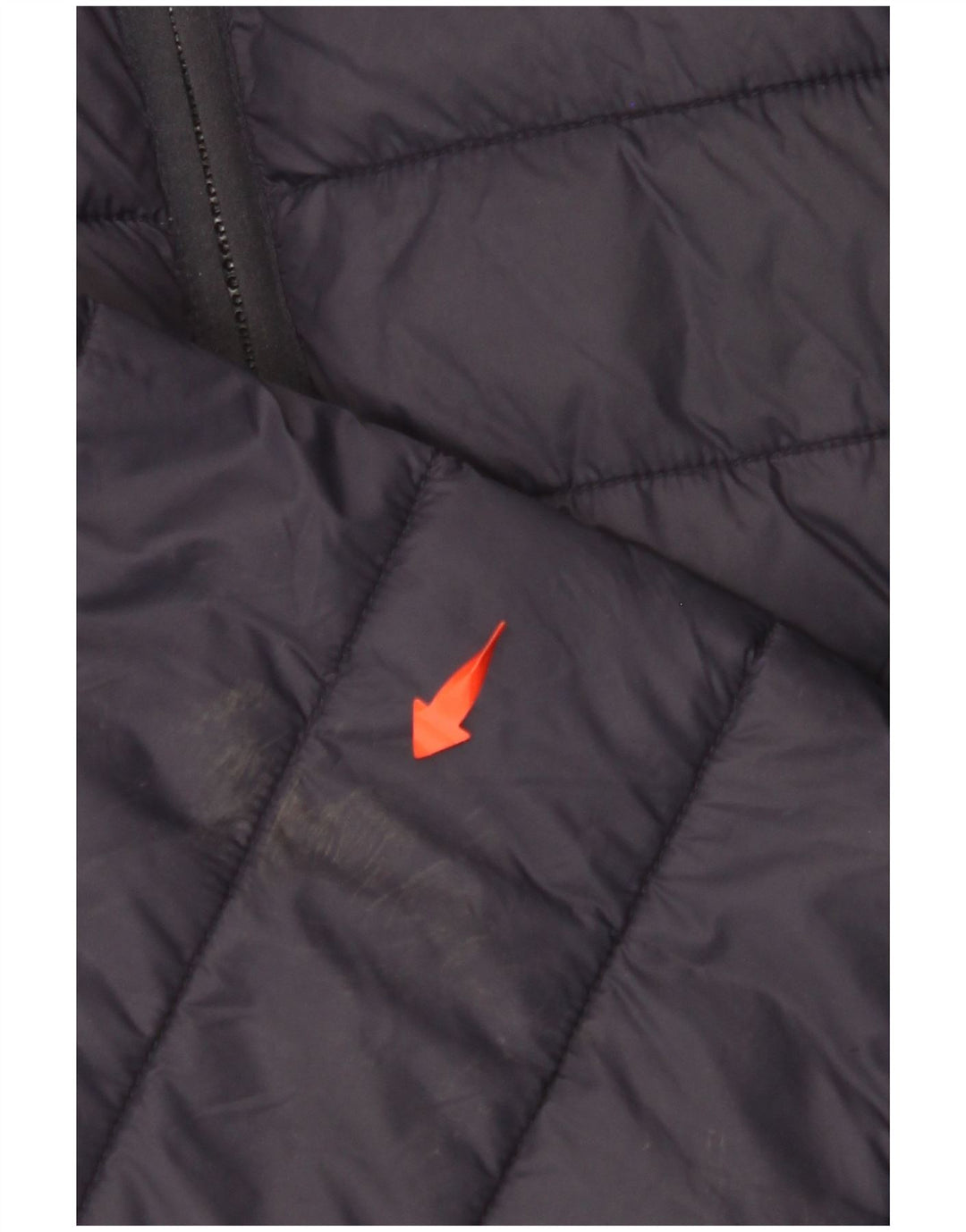 CREW CLOTHING Jachetă căptușită pentru femei Marea Britanie 16 Nailon mare bleumarin