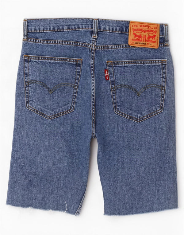 Pantaloni scurți Levi's Hi-Ball Denim W34 Large Blue Bumbac
