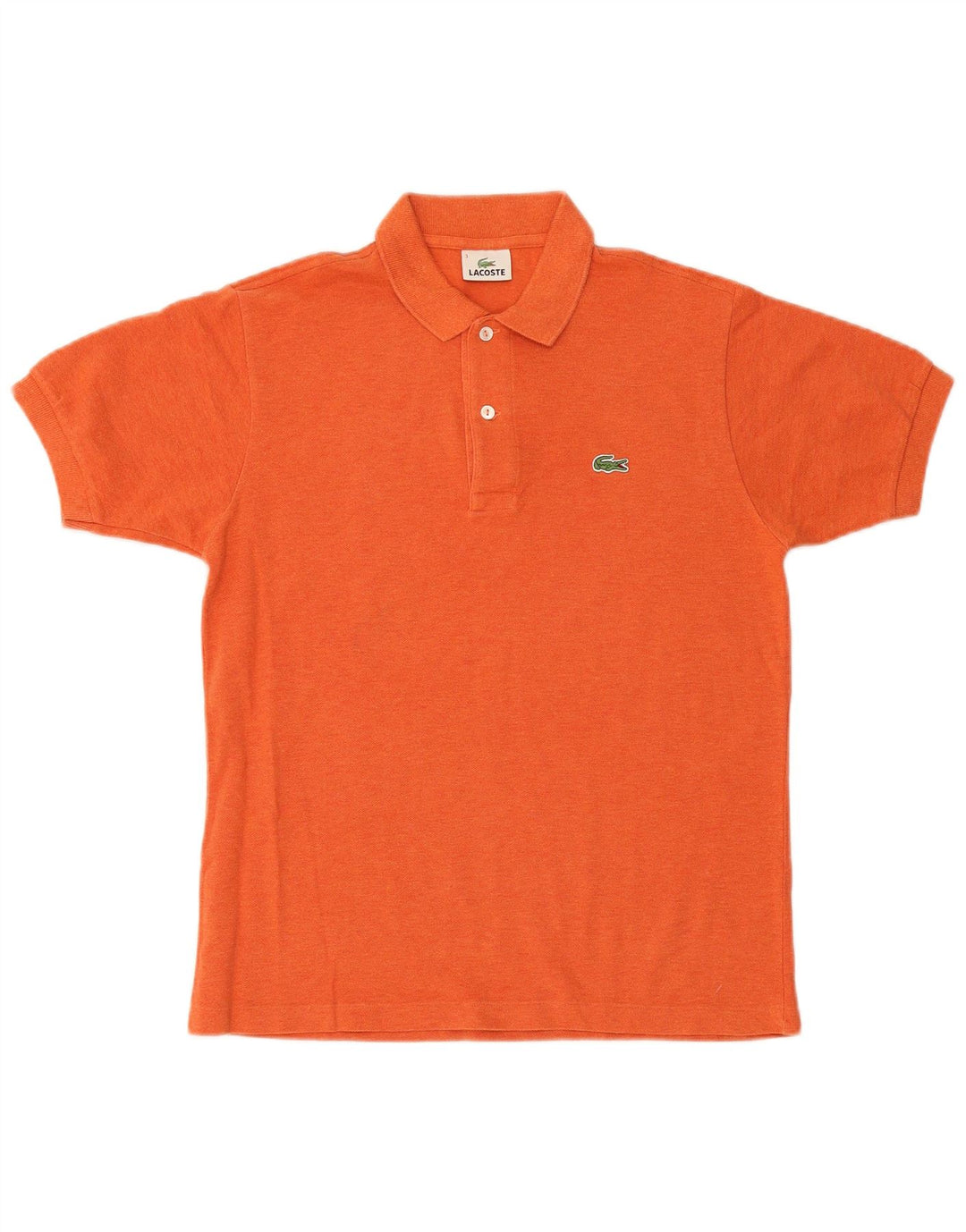 Tricou polo pentru bărbați Lacoste Mărimea 3 Bumbac portocaliu mic