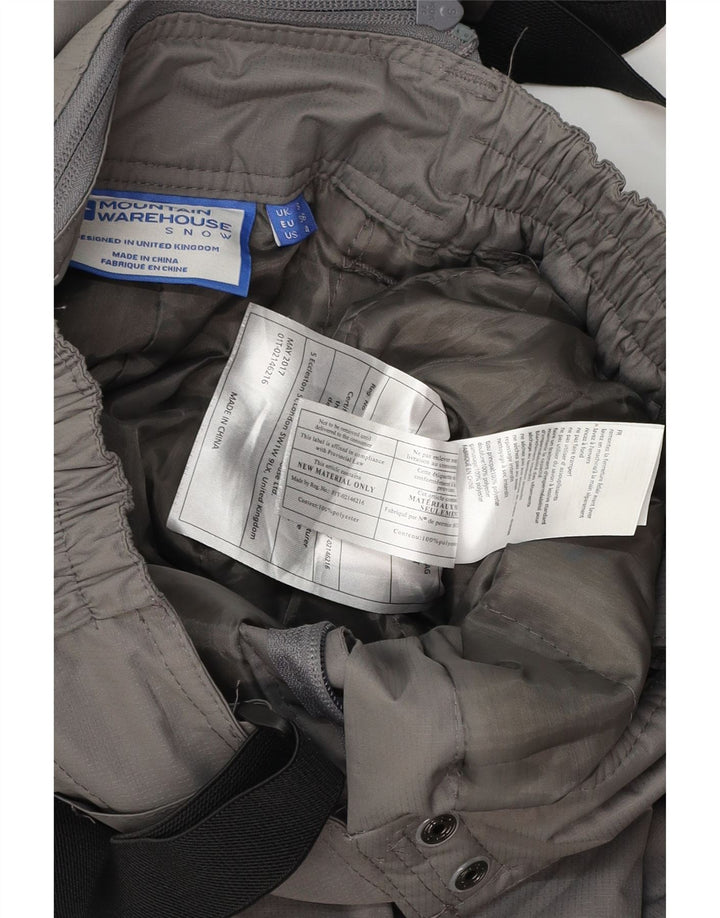 MOUNTAIN WAREHOUSE Pantaloni de schi salopete pentru femei UK 8 Poliester gri mic