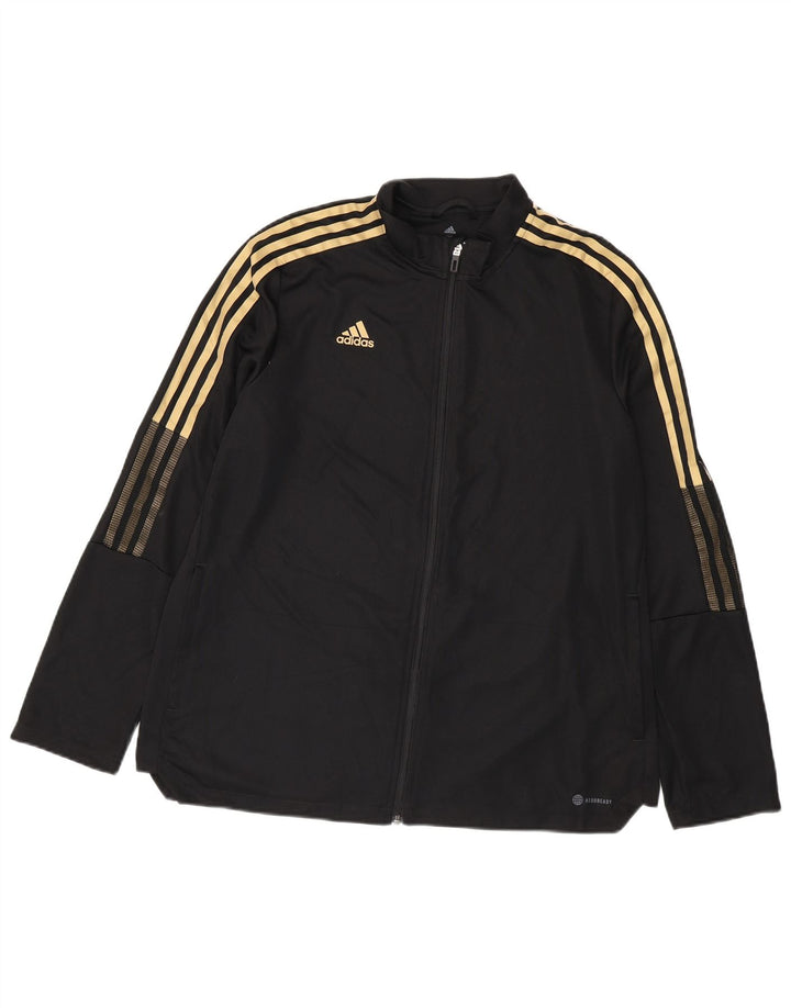 Jachetă de trening Aeroready ADIDAS pentru femei UK 24/26 2XL poliester negru