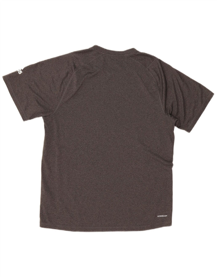 Tricou ADIDAS Aeroready Graphic Top Medium Gri Poliester