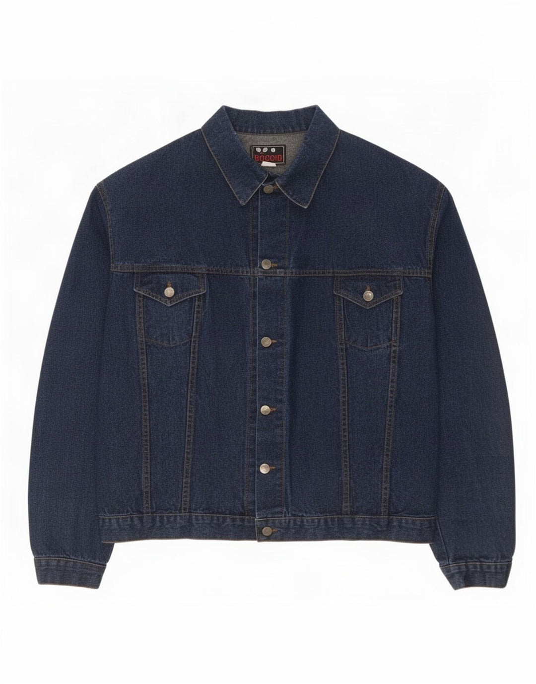 Jachetă de blugi vintage pentru bărbați UK 38 Medium Bleumarin