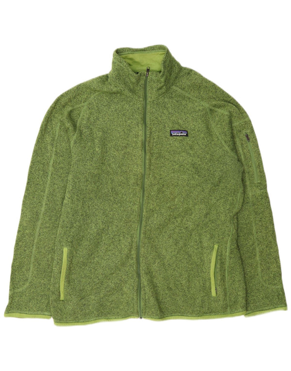 Jachetă de trening pentru bărbați Patagonia, XL, poliester pătat verde