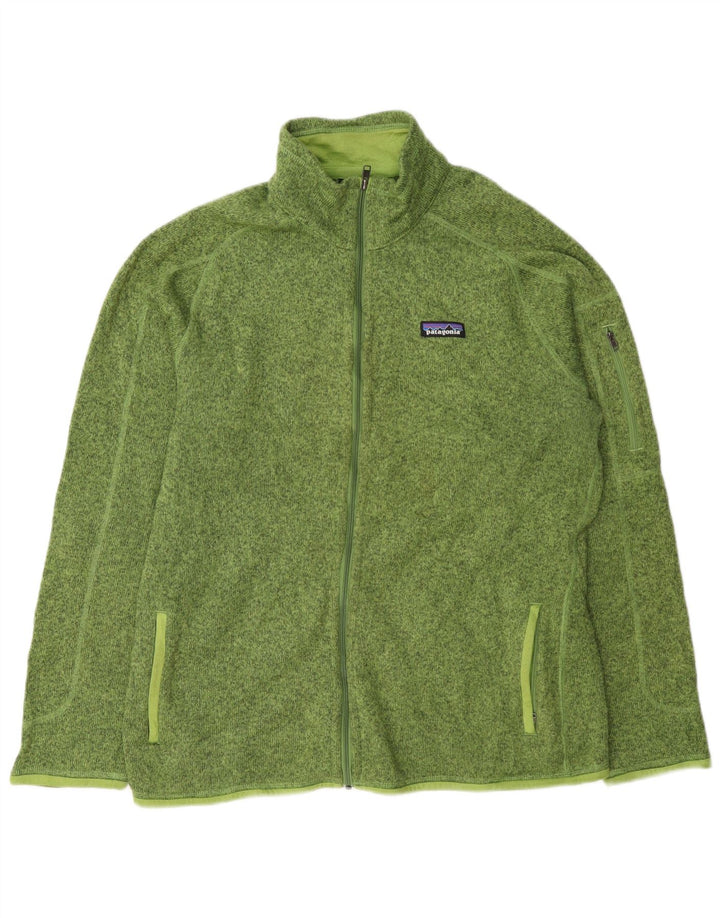 Jachetă de trening pentru bărbați Patagonia, XL, poliester pătat verde