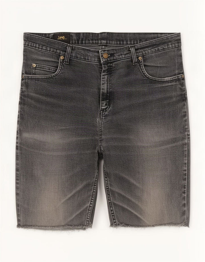 Pantaloni scurți din blugi Brooklyn pentru bărbați Lee W36, bumbac gri mare