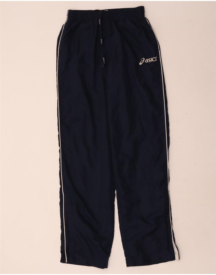 Pantaloni de trening Asics pentru bărbați, poliester, albastru mic