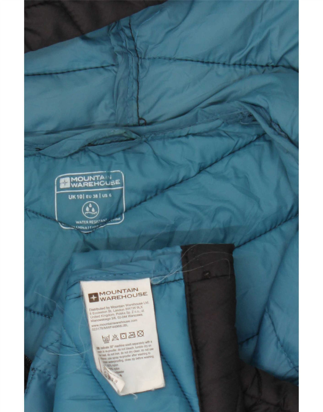 Jachetă căptușită cu mânecă scurtă pentru femei Mountain Warehouse UK 10 Small Black
