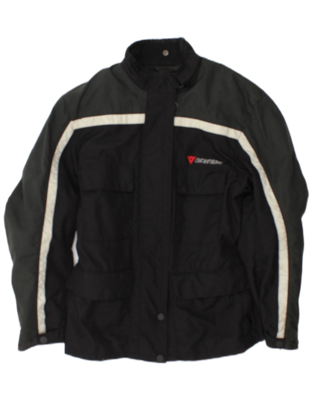 Jachetă Dainese Graphic Racer pentru femei UK 12 Medium Black Colorblock Nylon