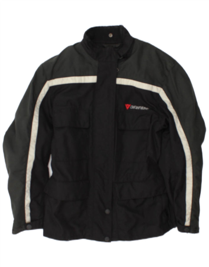 Jachetă Dainese Graphic Racer pentru femei UK 12 Medium Black Colorblock Nylon