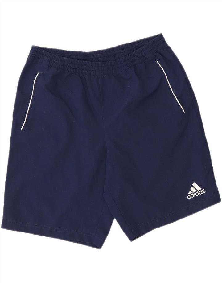 Pantaloni scurți sport ADIDAS pentru bărbați, mari, albastru, poliester