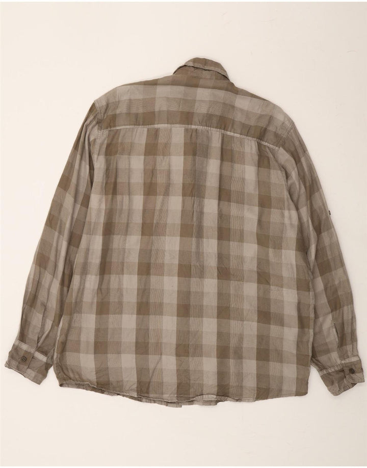 WRANGLER Mens Shirt Large Brown Check Cotton Vintage Wrangler and Second-Hand Wrangler from Messina Hembry 