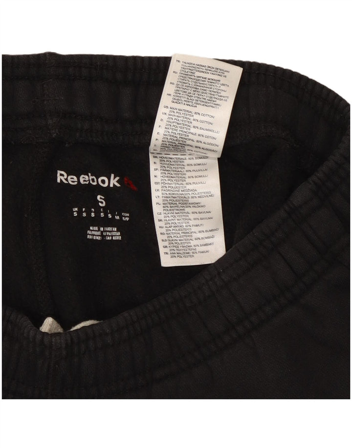 Pantaloni de trening pentru bărbați Reebok Pantaloni de jogging mici, negru, bumbac