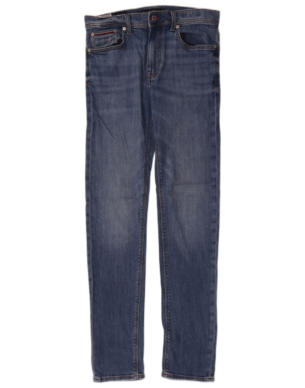 Blugi Tommy Hilfiger pentru femei Bleecker Slim W30 L32 Bumbac albastru