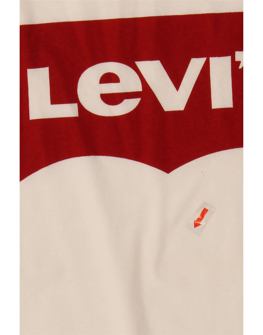 Tricou grafic LEVI'S pentru femei Top UK 10 Small White Bumbac