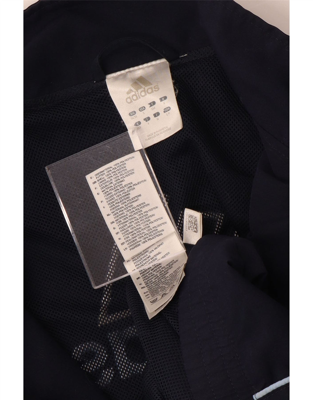 Jachetă de trening grafică ADIDAS pentru bărbați Marea Britanie 36/38 Mic bleumarin