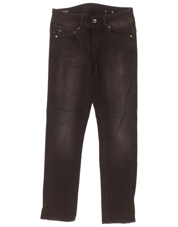 Blugi G-Star pentru femei Midge Straight W31 L32 bumbac negru