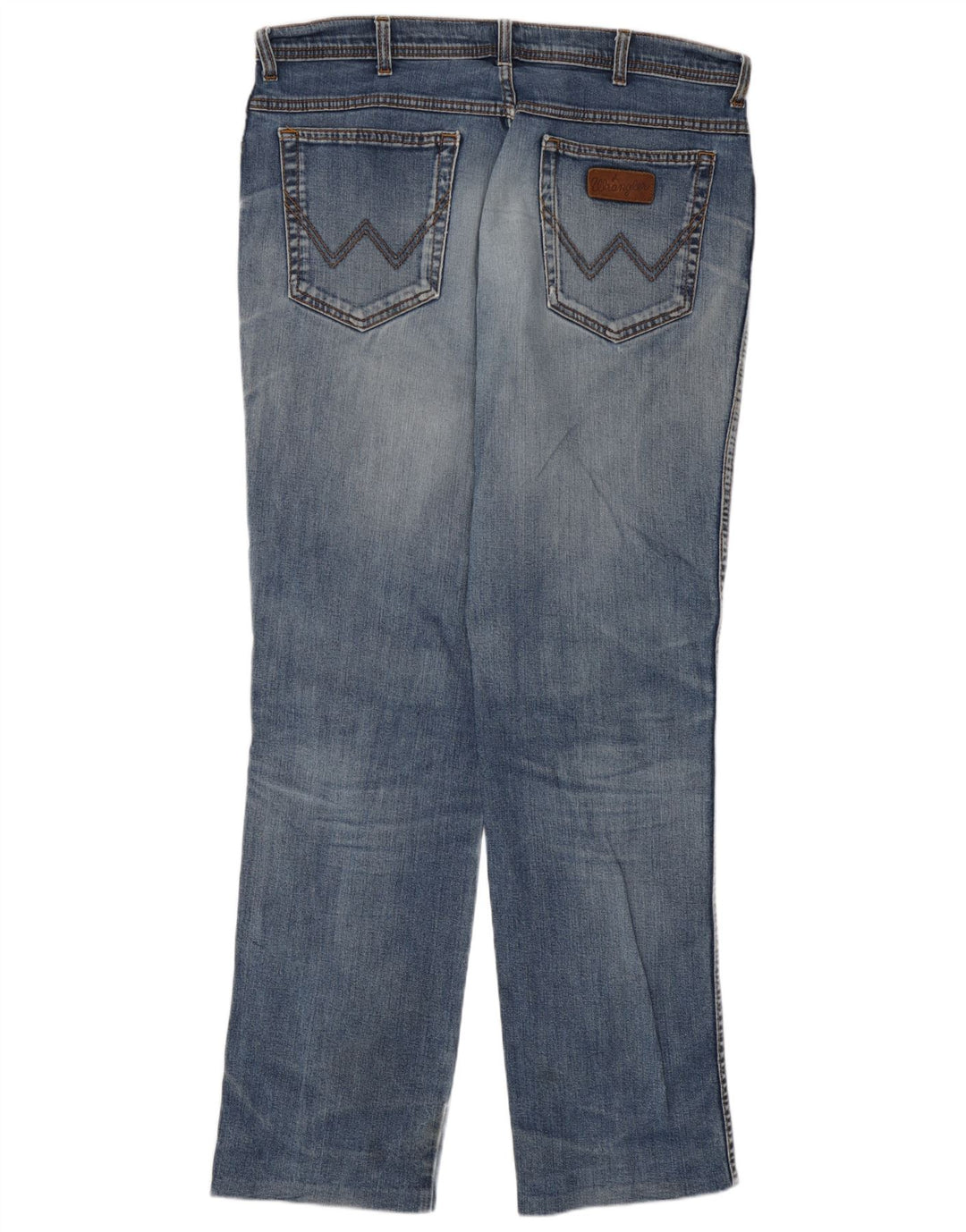 Blugi drepti pentru bărbați Wrangler W38 L31 Bumbac albastru