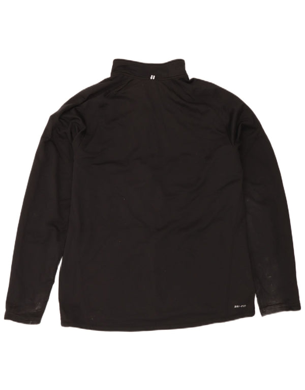 Jachetă de trening Nike Dri Fit pentru bărbați, mare, negru, poliester
