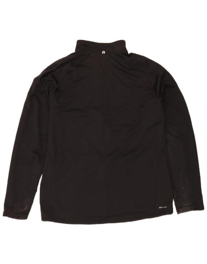 Jachetă de trening Nike Dri Fit pentru bărbați, mare, negru, poliester