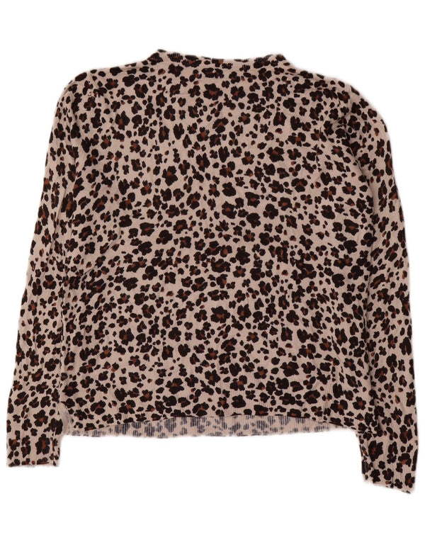 Pulover pentru femei Marks & Spencer cu decolteu rotund, maro mediu, UK 14