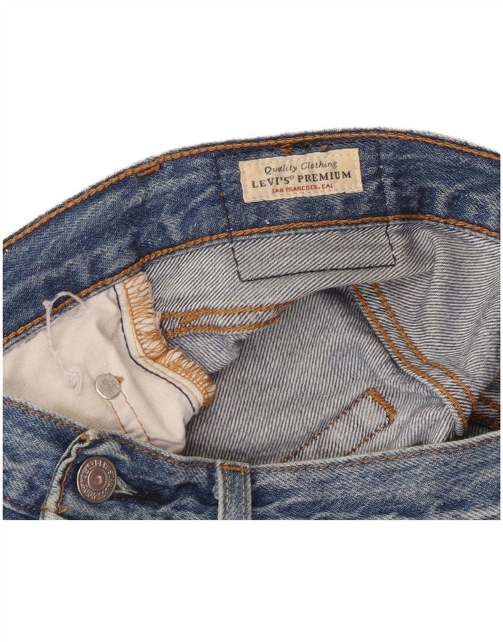 Blugi drepti 501 pentru femei LEVI'S W26 L25 albastru